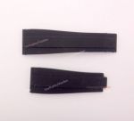 Black Rubber strap 21mm for Rolex XL Yachtmaster Watch 42mm